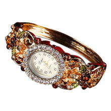 Pastoral Flowers Temperament Diamond Ladies Watch