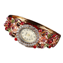 Pastoral Flowers Temperament Diamond Ladies Watch