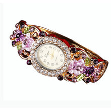 Pastoral Flowers Temperament Diamond Ladies Watch