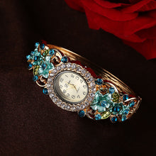 Pastoral Flowers Temperament Diamond Ladies Watch
